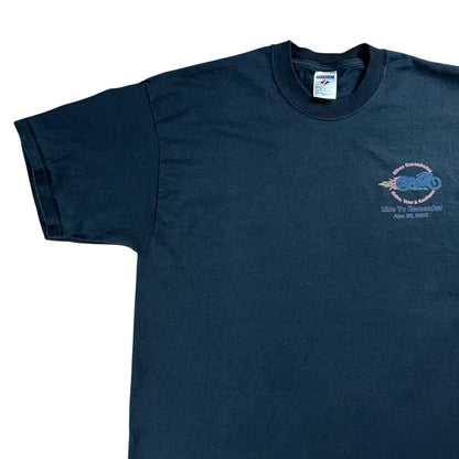 Vintage 2006 A Ride to Remember Police memorial biker tee (L)