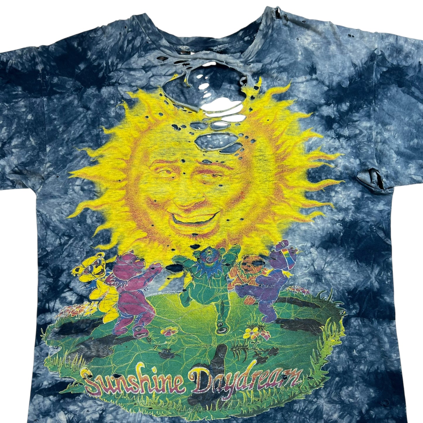 Vintage 90s Grateful Dead Sunshine Daydream thrashed band tee (XL)