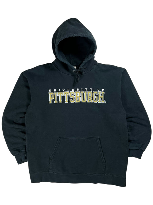 Vintage Y2K Hanes Pitt University of Pittsburgh hoodie (L)