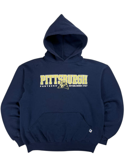 Vintage Y2K Russell Athletic Pitt Panthers University of Pittsburgh hoodie (M)