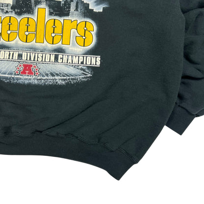 Vintage 2002 Pittsburgh Steelers AFC champs skyline crewneck (XL)