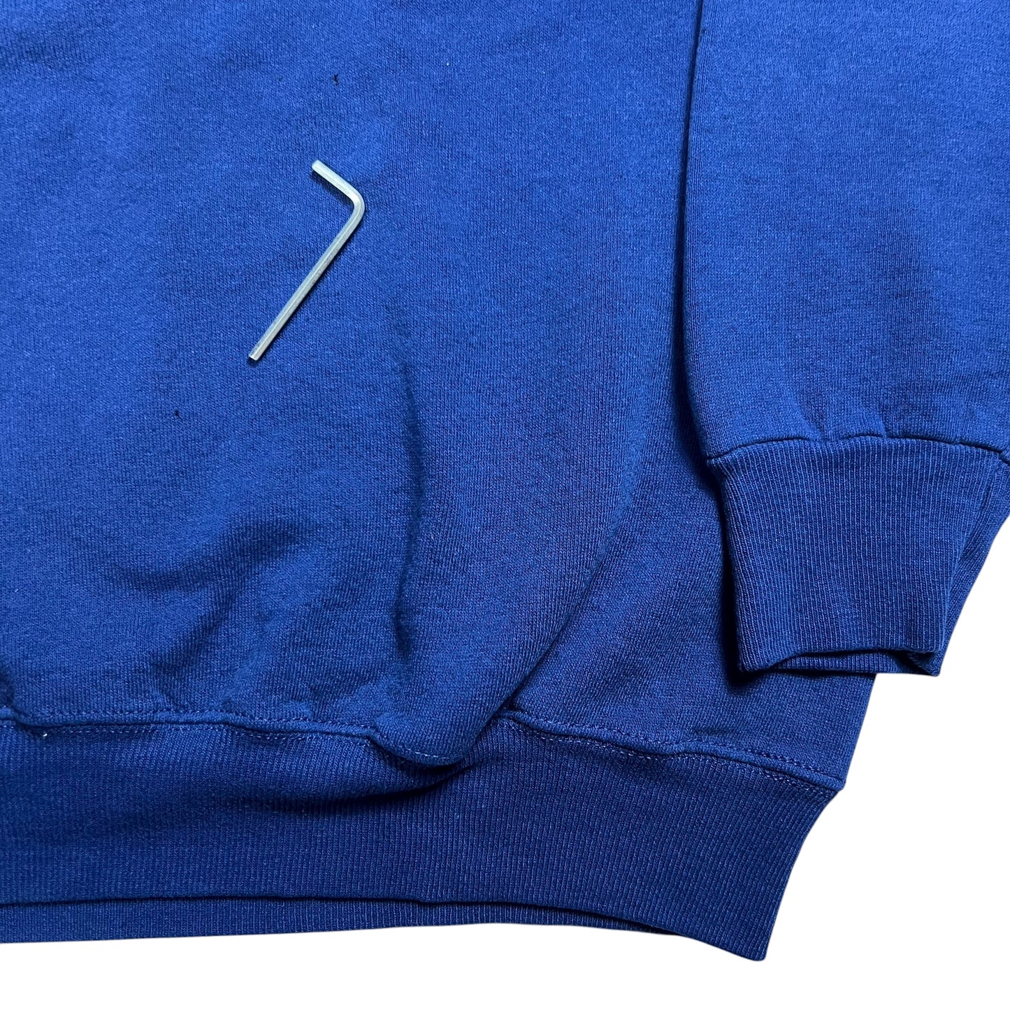 Vintage 80s faded navy blank crewneck (XL)