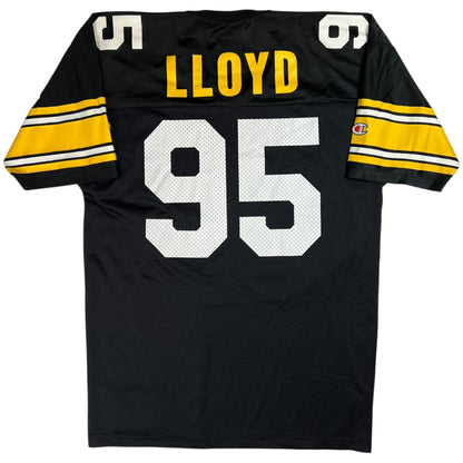 Vintage 90s Champion Pittsburgh Steelers Greg Lloyd NFL jersey (L)