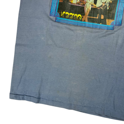 Vintage 1976 Queen Freddie Mercury faded band tee (M)