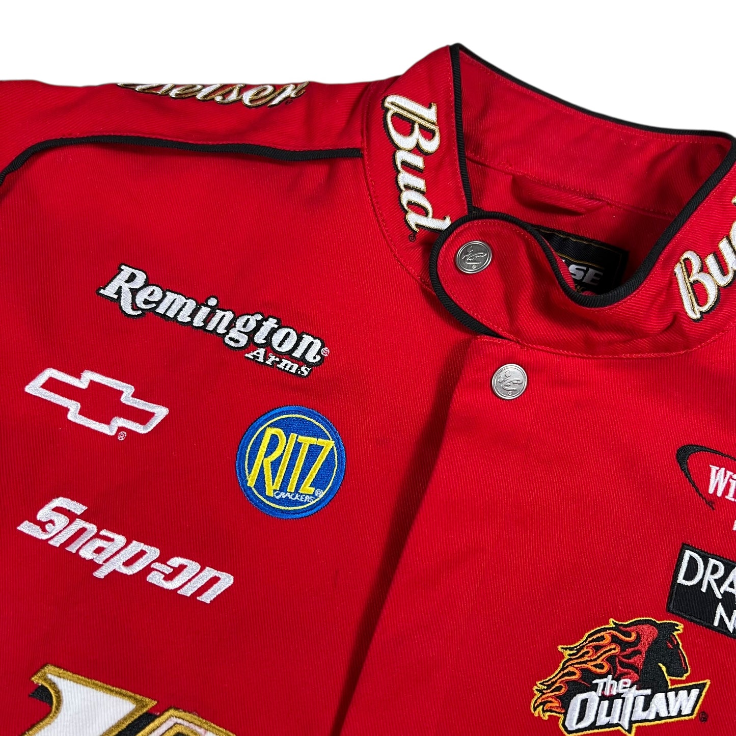 Vintage Y2K NASCAR Winston Cup Series Budweiser racing jacket (XL)