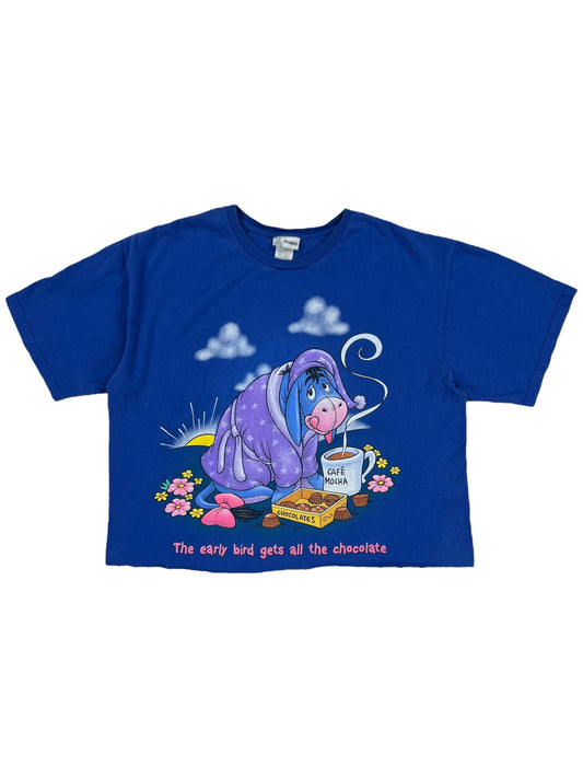 Vintage Y2K Disney Eeyore cropped tee (XL)