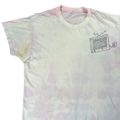 Vintage 90s On Drugs TV tie dye tee (L)