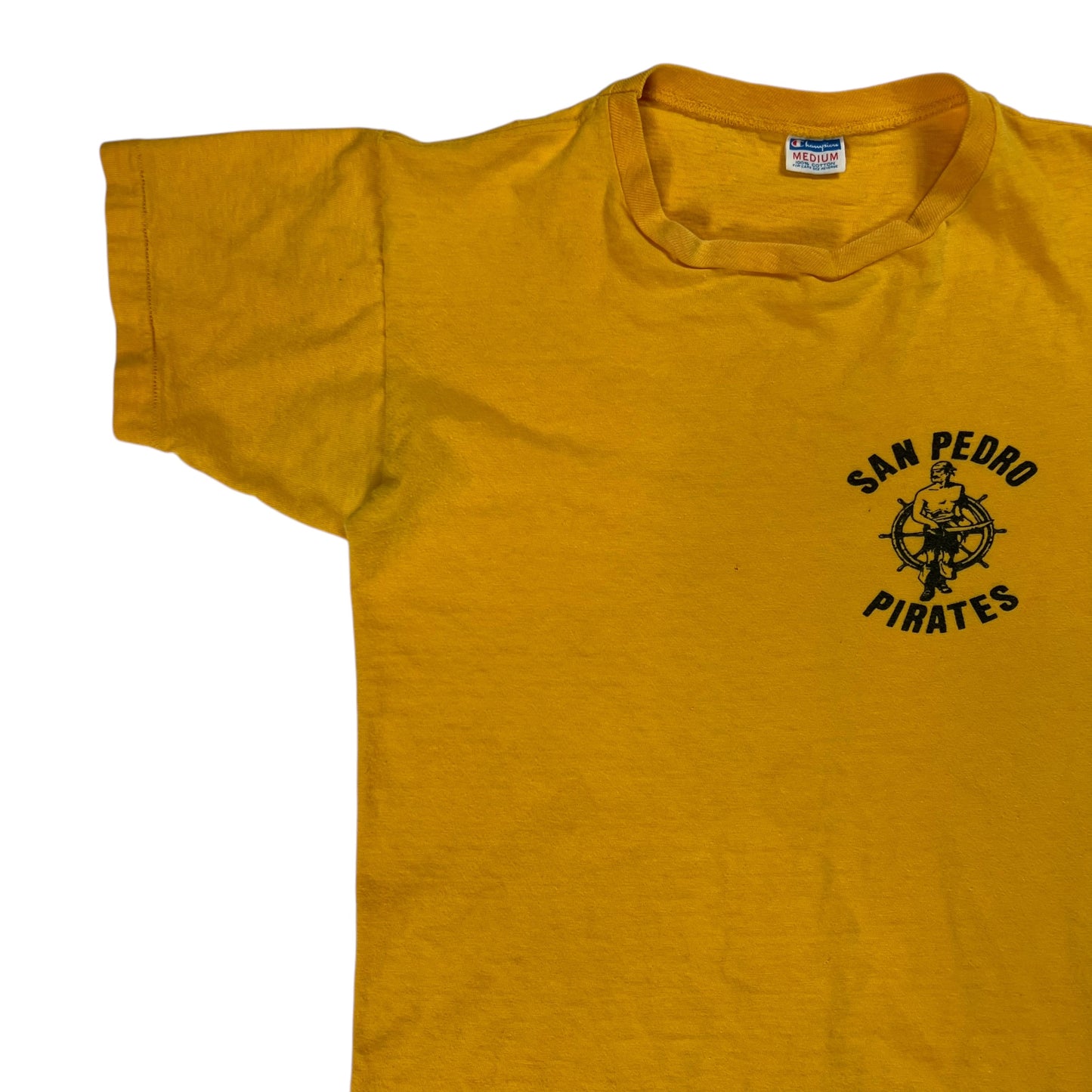 Vintage 1970s Champion blue bar San Pedro Pirates tee (M)