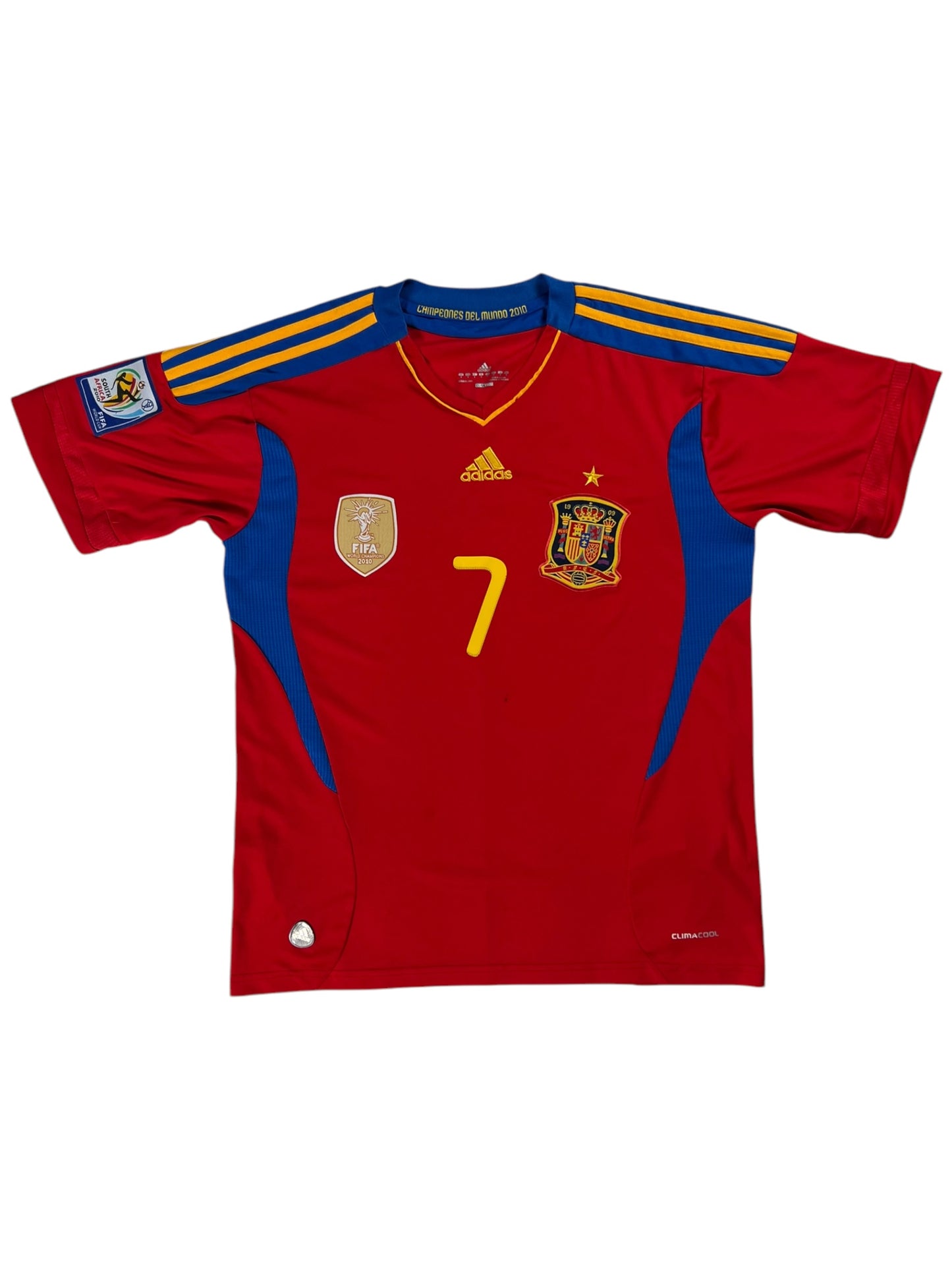 2010 Adidas Spain FIFA World Champions soccer jersey (S)