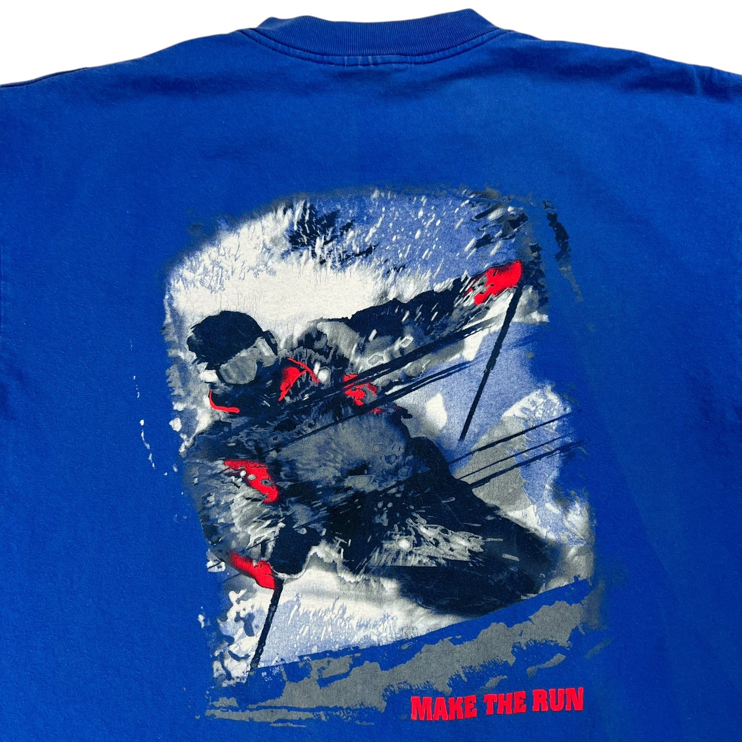 Vintage 90s Marlboro Skiing Make The Fun thrashed tee (XL)