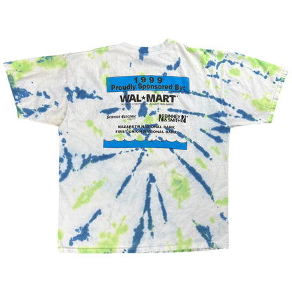 Vintage 1999 Derrière in the Delaware tie dye tee (XL)
