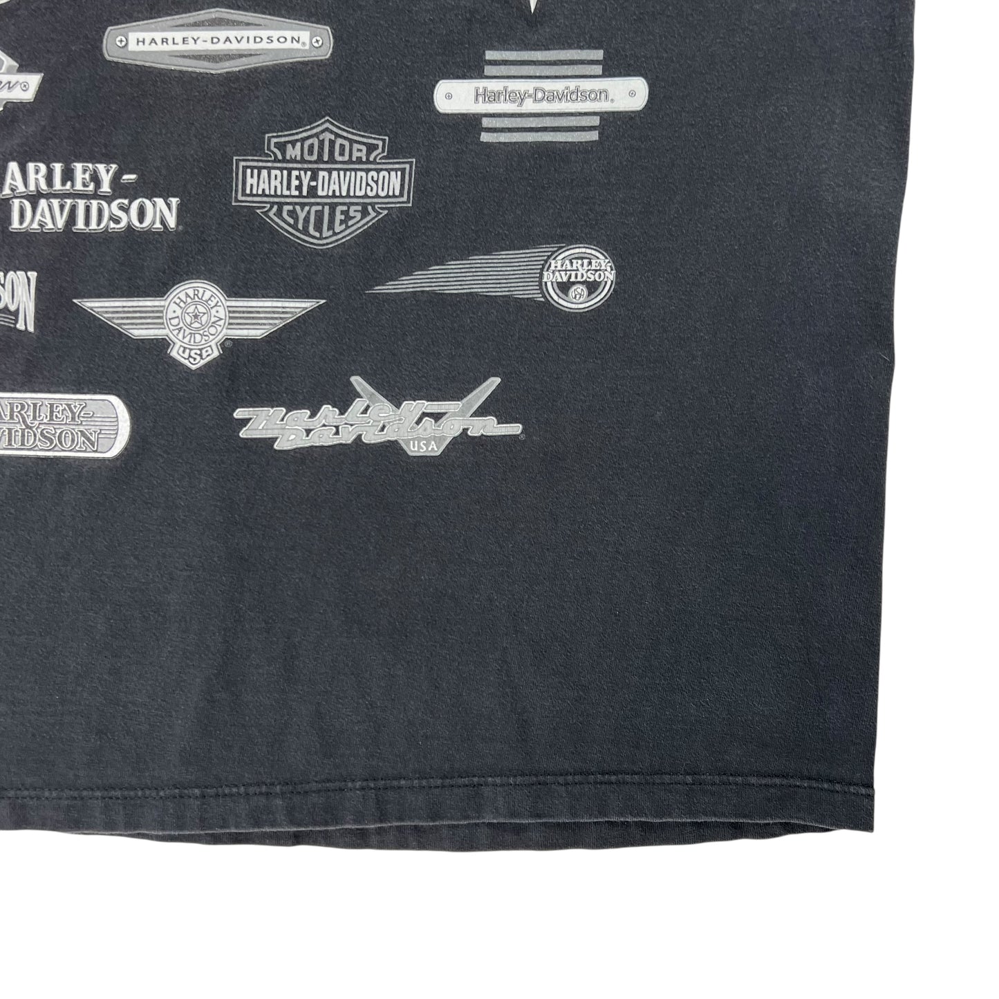 Vintage 2003 Harley Davidson Motorcycles Milano Italy tee (XL)