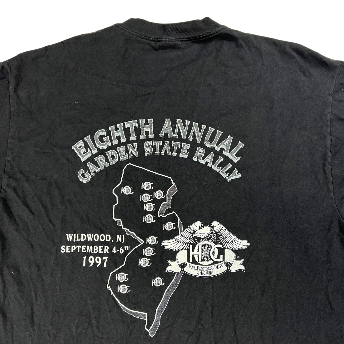Vintage 1997 Harley Davidson New Jersey State Hog rally tee (XL)