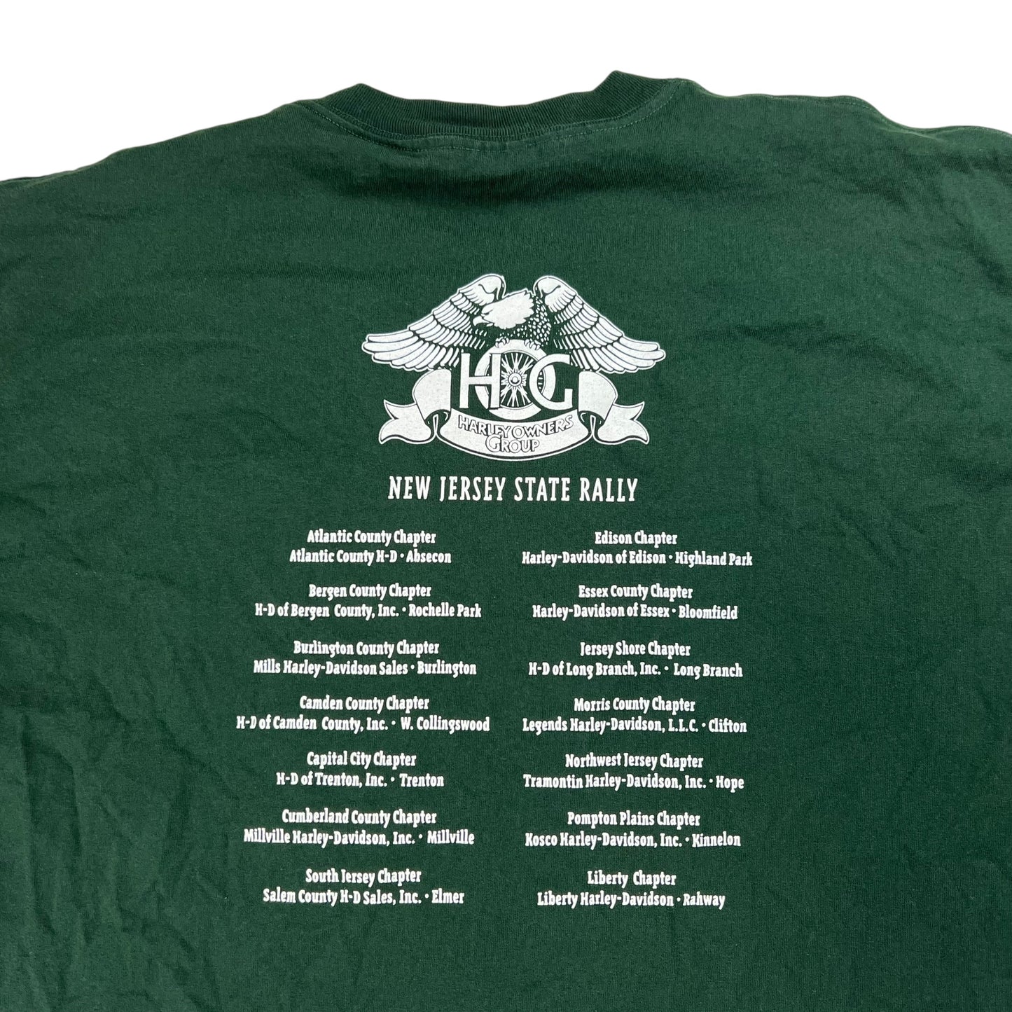 Vintage 1999 Harley Davidson New Jersey State Hog rally tee (XL)