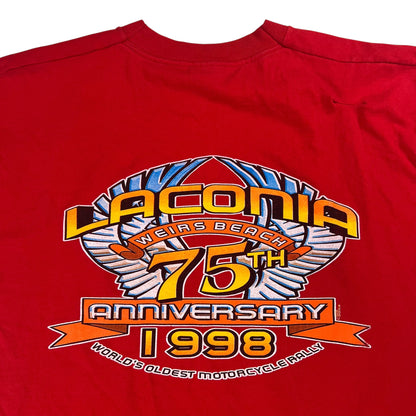 Vintage 1999 Laconia Biker Rally Lightning tee (XL)