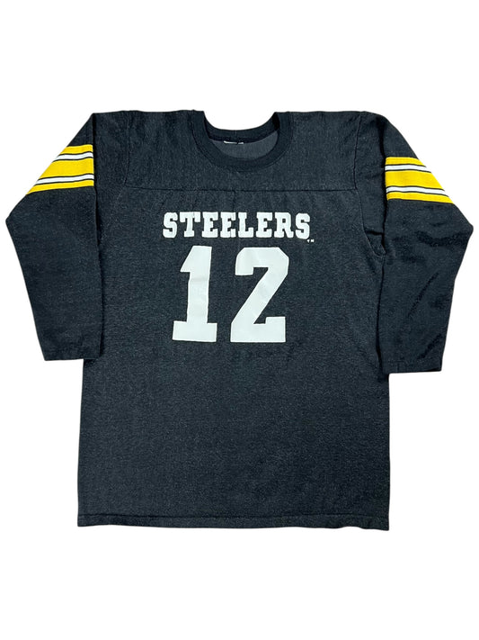Vintage 1970s Pittsburgh Steelers Terry Bradshaw jersey shirt (S)