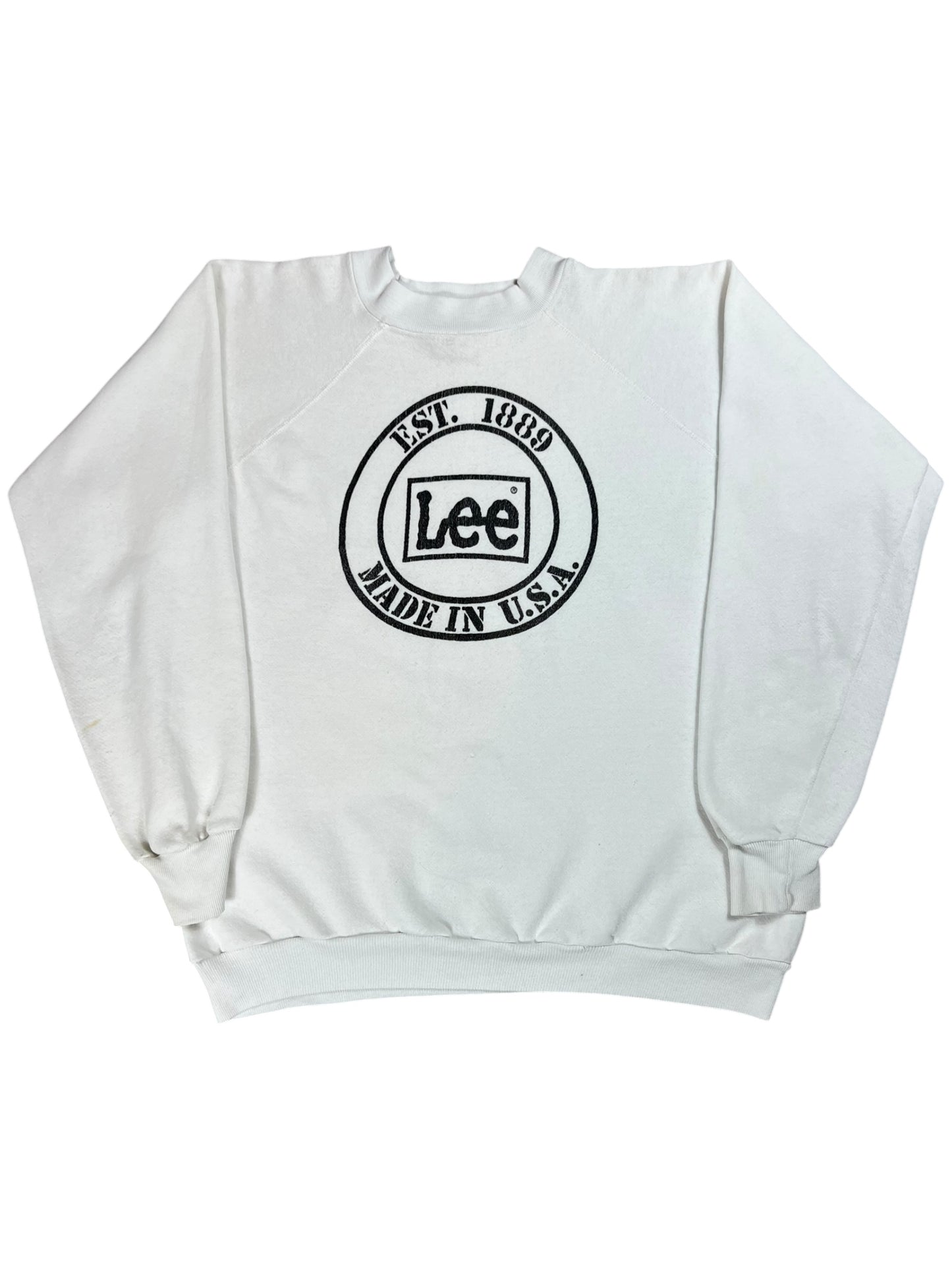 Vintage 80s Lee Made in USA promo crewneck (L)