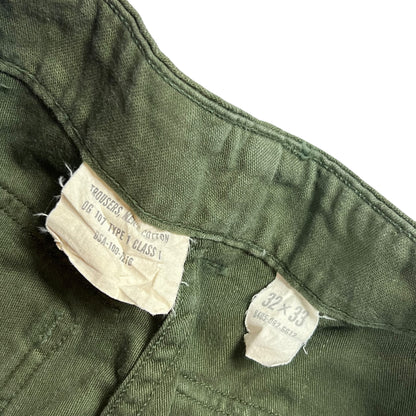 Vintage 1960s OG - 107 Vietnam era fatigues pants (30x32)