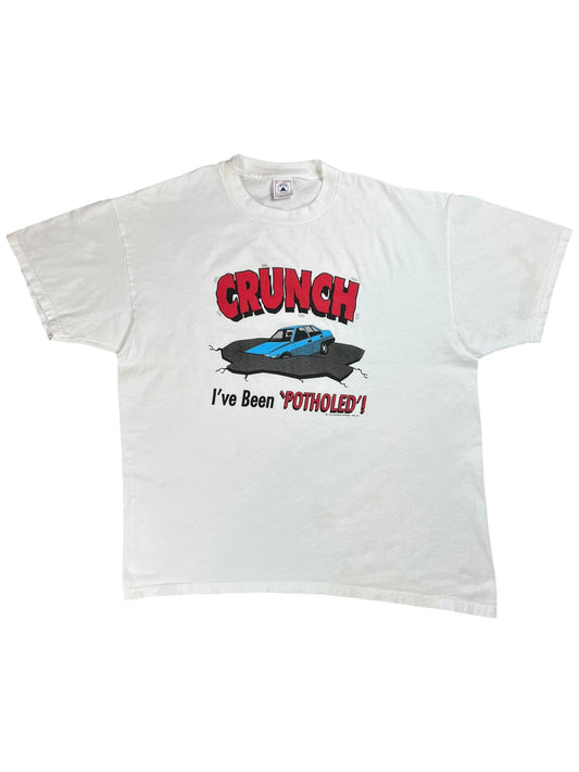 Vintage 1996 CRUNCH “I’ve been ‘POTHOLED’” tee (XL)
