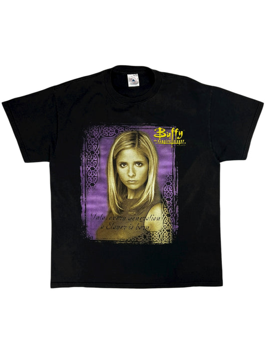 Vintage 2000 Buffy The Vampire Slayer faded tee (L)