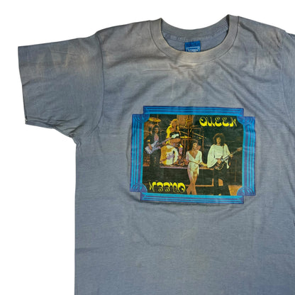 Vintage 1976 Queen Freddie Mercury faded band tee (M)