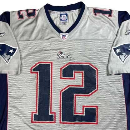 Vintage Y2K Reebok New England Patriots Tom Brady Alternate NFL jersey (L)