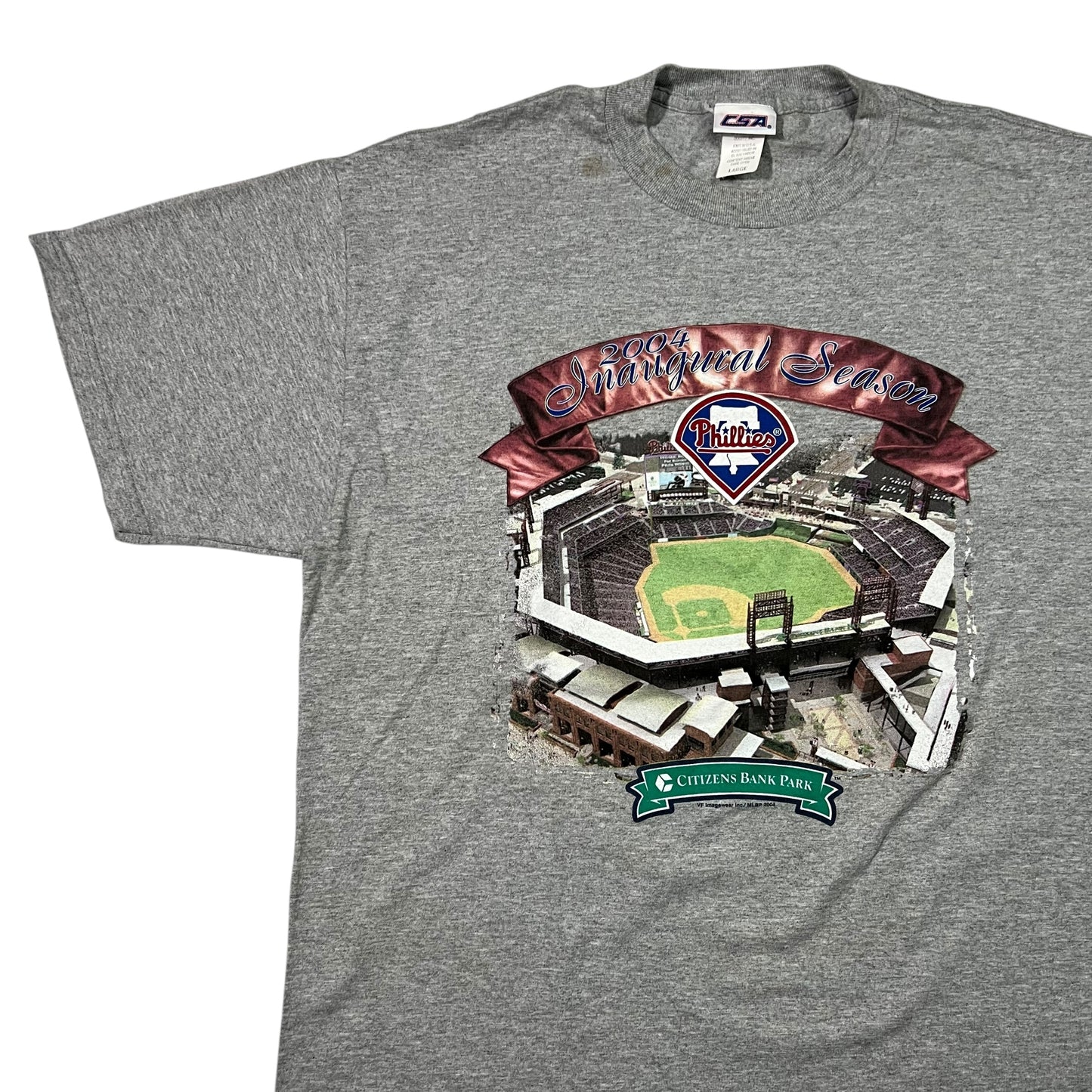 Vintage 2004 Philadelphia Phillies Citizens Bank Park tee (L)