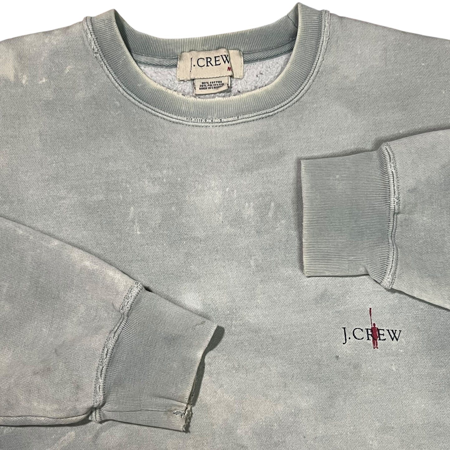 Vintage Y2K J. Crew faded distressed crewneck (M)