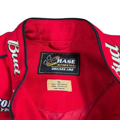 Vintage Y2K NASCAR Winston Cup Series Budweiser racing jacket (XL)
