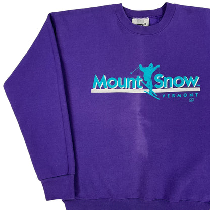 Vintage 1991 Mount Snow Ski Mountain Vermont crewneck (L)