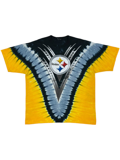 Vintage Y2K Pittsburgh Steelers tie dye NFL tee (XXL)