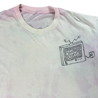 Vintage 90s On Drugs TV tie dye tee (L)