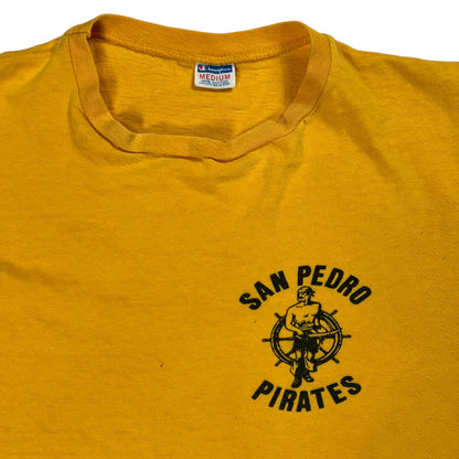 Vintage 1970s Champion blue bar San Pedro Pirates tee (M)