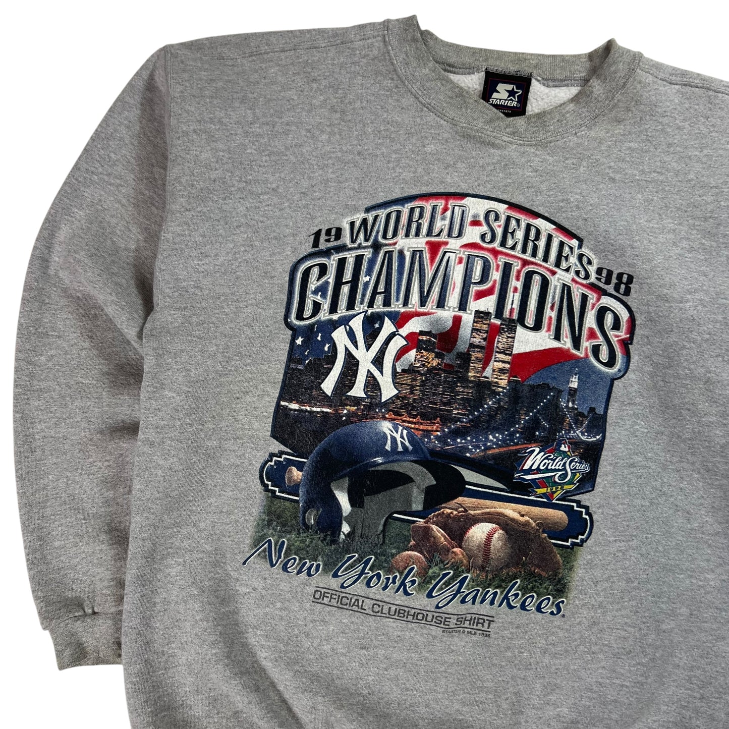 Vintage 1998 Starter New York Yankees World Series champs crewneck (L)