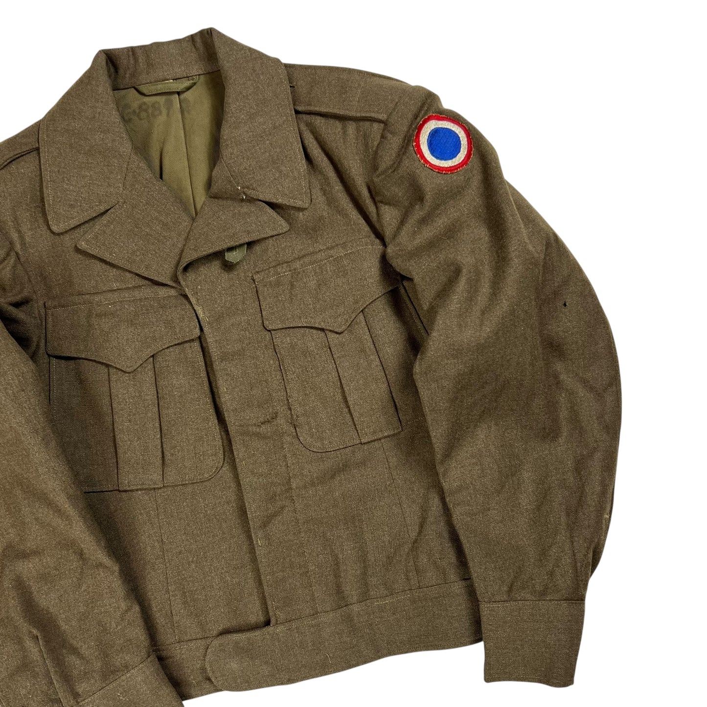 Vintage 1940s United States Army World War 2 II jacket pants (S)