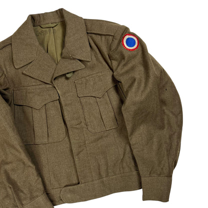 Vintage 1940s United States Army World War 2 II jacket pants (S)