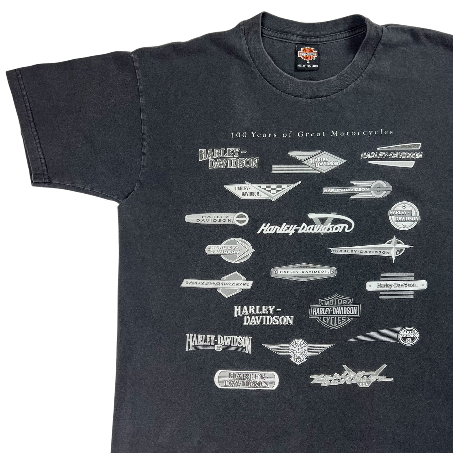 Vintage 2003 Harley Davidson Motorcycles Milano Italy tee (XL)