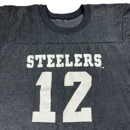 Vintage 1970s Pittsburgh Steelers Terry Bradshaw jersey shirt (S)