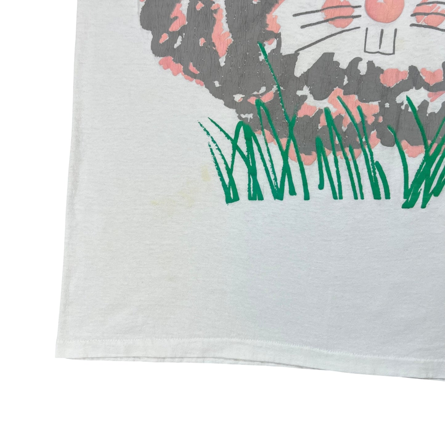 Vintage 80s Bunny Rabbit jumbo puff print tee (XL)