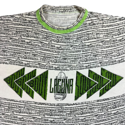 Vintage 90s Laguna Body Soul all over print tee (L)