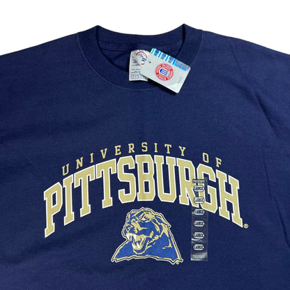Vintage Y2K University of Pittsburgh Pitt Panthers tee (L) DS NWT