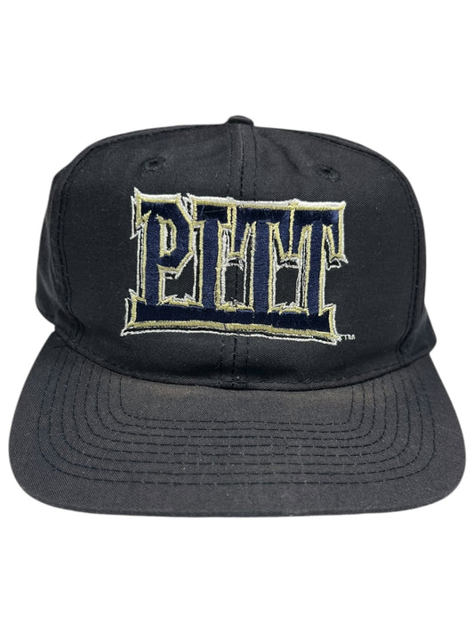 Vintage 90s Logo 7 Pitt Panthers University of Pittsburgh faded SnapBack