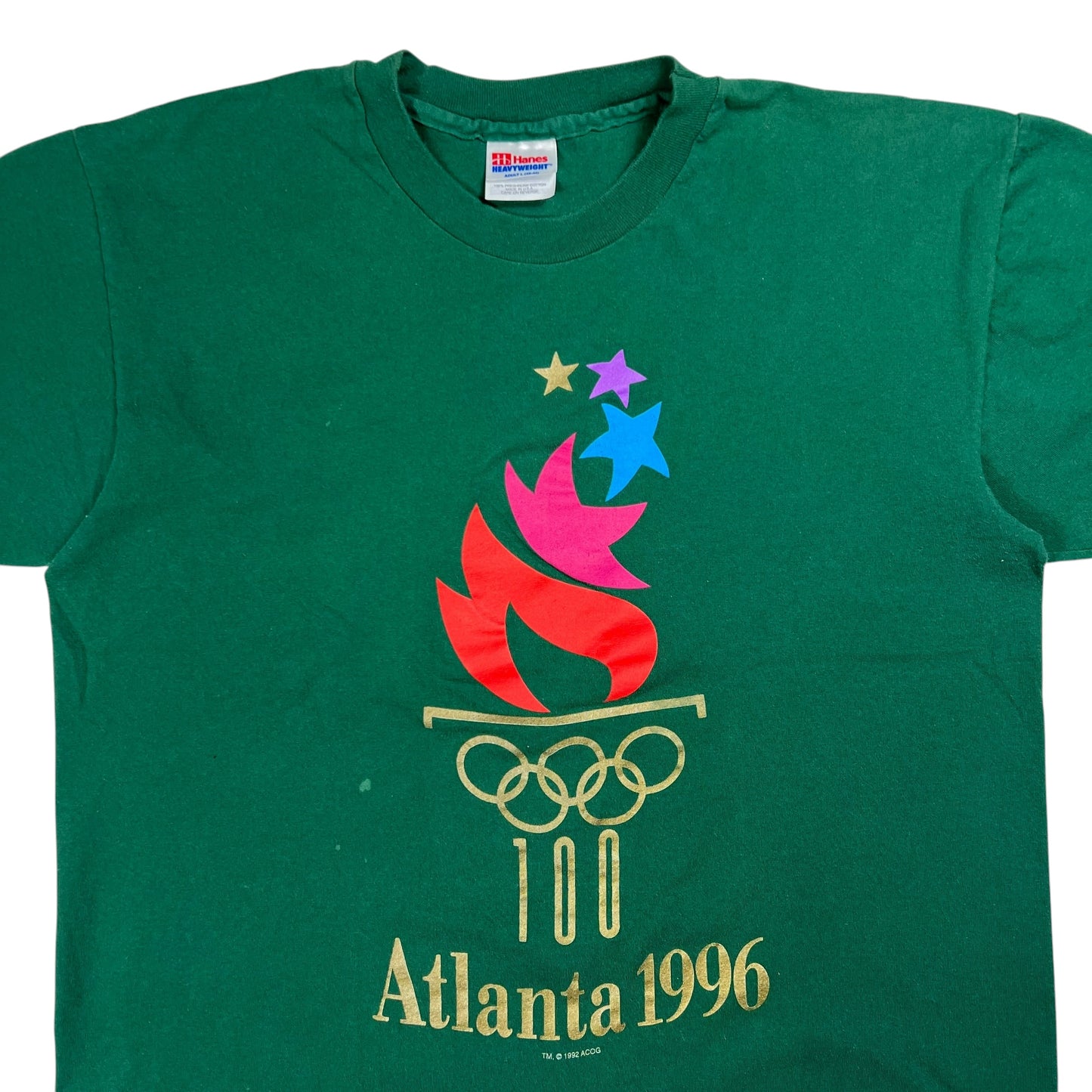 Vintage 1996 Hanes Atlanta Olympics faded tee (L)