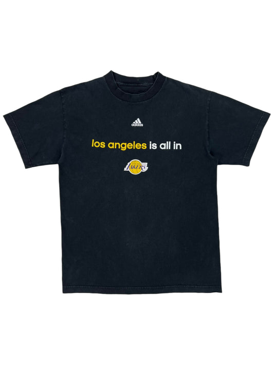 Vintage Y2K Adidas Los Angeles is all in Lakers tee (M)