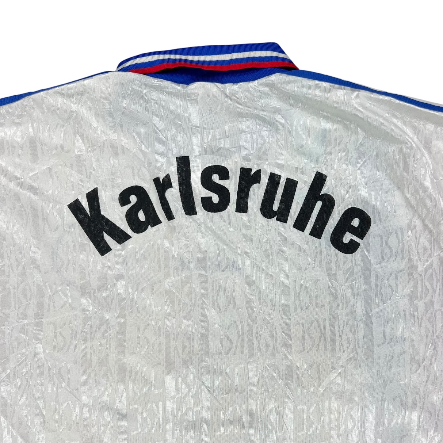 Vintage 90s Adidas KSC Germany Karlsuhe soccer jersey (XL)