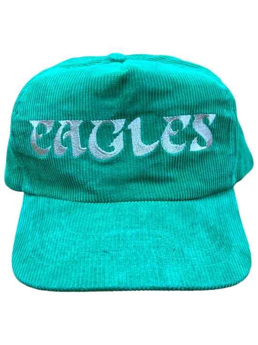 Vintage 90s Philadelphia Eagles Kelly green corduroy SnapBack