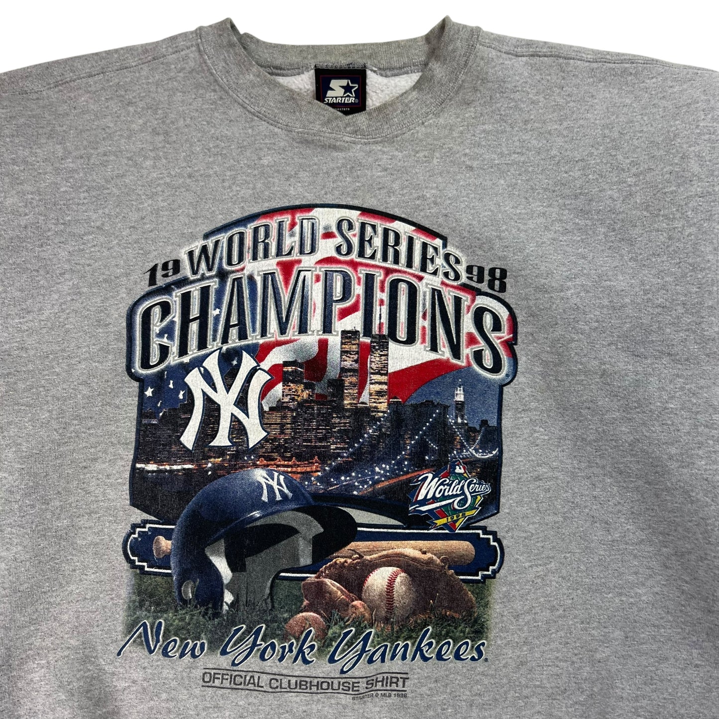 Vintage 1998 Starter New York Yankees World Series champs crewneck (L)