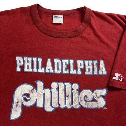 Vintage 80s Starter Philadelphia Phillies old logo tee (XL)