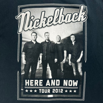 2012 Nickelback Here and Now tour band tee (L)