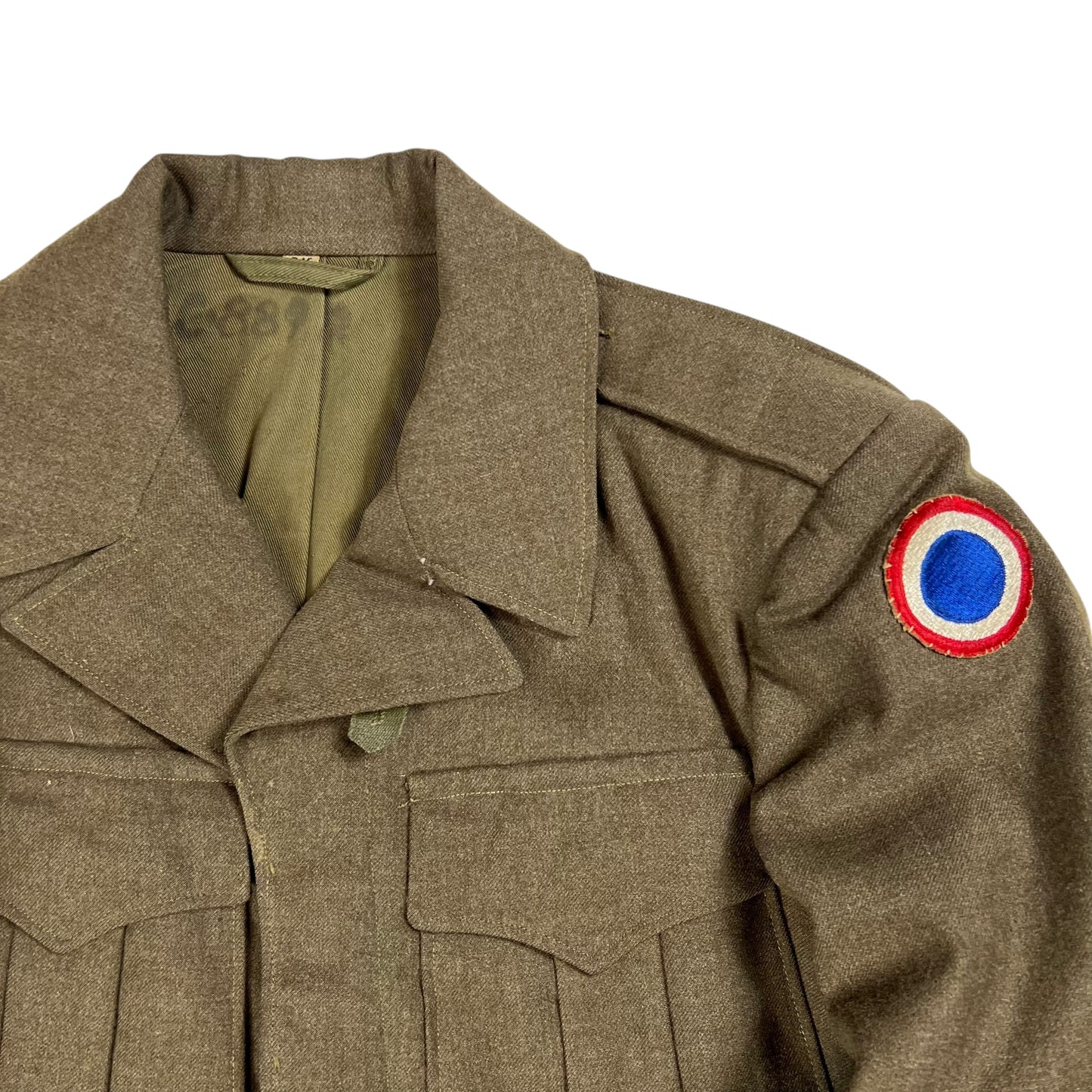 Vintage 1940s United States Army World War 2 II jacket pants (S)